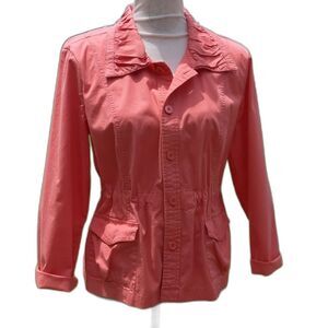 CHRISTOPHER AND BANKS Cotton Spandex Coral Women's P/M